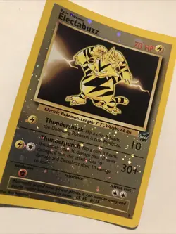 Pokemon TCG Electabuzz 001/009 Best of Promos Reverse Holo 2002 - Image 2