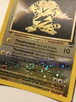 Pokemon TCG Electabuzz 001/009 Best of Promos Reverse Holo 2002 - Image 3