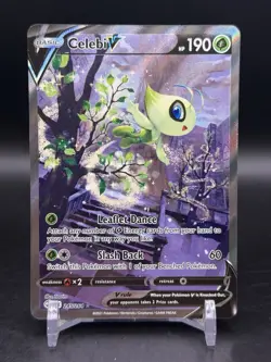 Celebi V Alternate Full Art 245/264 Swsh08: Pokemon Fusion Strike English NM - Image 1