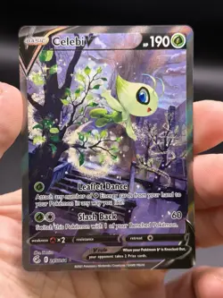 Celebi V Alternate Full Art 245/264 Swsh08: Pokemon Fusion Strike English NM - Image 3