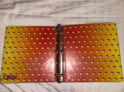 Pokemon TCG Vintage 3 Ring Binder Ash 1999 Pikachu Brock Misty Official Nintendo - Image 3