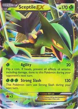 Moderately Played Sceptile EX - XY53 - Hoenn Power Tin Promo - Holo Pokemon XY P - Image 1