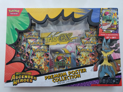 Pokemon TCG: Ascended Heroes Premium Poster Collection Mega Lucario EX - Image 1