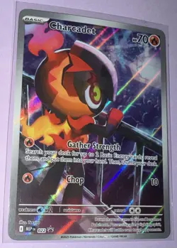 Charcadet 022 Pokemon Me02: Phantasmal Flames Black Star Promo Holo - Image 1