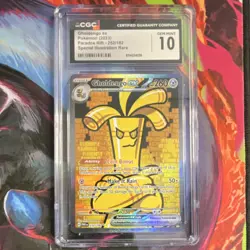 Pokemon Gholdengo ex Paradox Rift CGC 10 Special Illustration Rare 252/182 - Image 1