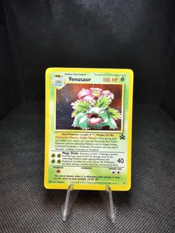 2000 Pokemon Promo 13 Venusaur Holo Black Star PSA 6 LP/NM Nice Foil! - Image 1
