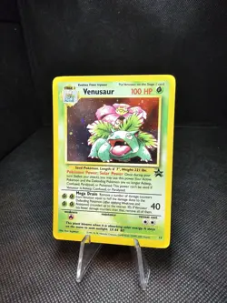 2000 Pokemon Promo 13 Venusaur Holo Black Star PSA 6 LP/NM Nice Foil! - Image 2