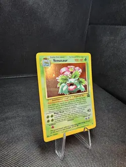 2000 Pokemon Promo 13 Venusaur Holo Black Star PSA 6 LP/NM Nice Foil! - Image 3