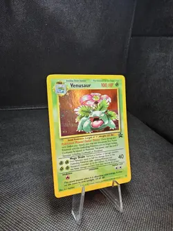 2000 Pokemon Promo 13 Venusaur Holo Black Star PSA 6 LP/NM Nice Foil! - Image 4