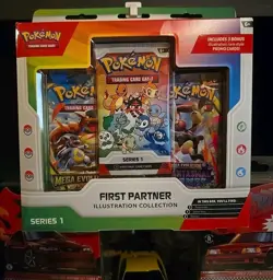 Pokemon TCG First Partner Illustration Collection Series 1 Box Sealed (Dmg Cornr - Image 1