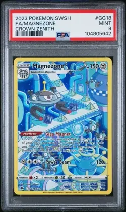 MAGNEZONE #GG18 PSA 9 • 2023 Pokemon SWSH Crown Zenith Full Art Galarian Gallery - Image 1