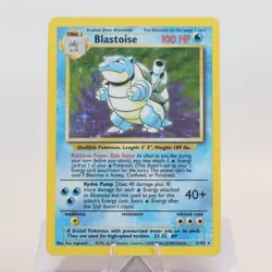Pokemon TCG - Blastoise 2/102 Base Set Holo Rare WOTC - EXC - Image 2