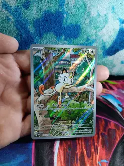 Pokemon TCG Meowth 106/094 Me02 Phantasmal Flames Illustration Rare NM/M - Image 2