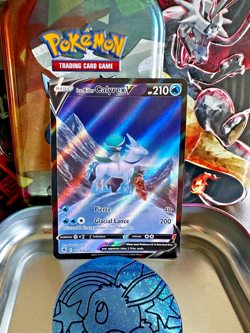 Pokemon TCG Ice Rider Calyrex V TG14/TG3 SWSH10: Astral Radiance Trainer Gallery - Image 1