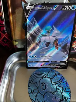 Pokemon TCG Ice Rider Calyrex V TG14/TG3 SWSH10: Astral Radiance Trainer Gallery - Image 5