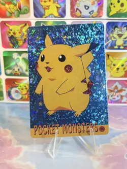 Pokemon HOLO Vintage Pocket Monsters Prism Sticker 1998 Rare Nintendo Pikachu - Image 4