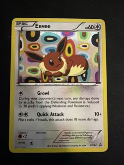 Pokemon TCG Eevee BW94 Holo Black and White 2013 Black Star Promo - Image 1