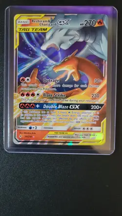 Pokemon Reshiram & Charizard GX Ultra Rare Holo 20/214 Sm-Unbroken Bonds 270 HP - Image 1