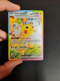 Pokemon Pikachu Ex Surging Sparks Special Illustration Rare Holo 238/191 200 HP - Image 1