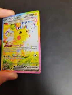 Pokemon Pikachu Ex Surging Sparks Special Illustration Rare Holo 238/191 200 HP - Image 2