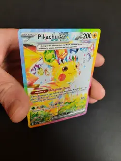 Pokemon Pikachu Ex Surging Sparks Special Illustration Rare Holo 238/191 200 HP - Image 4