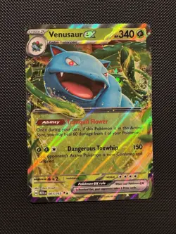Pokemon TCG Venusaur ex 003/165 SV: Scarlet & Violet 151 Double Rare Near Mint - Image 1