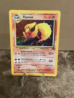 Pokemon Flareon 3/64 Holo Jungle - Image 1