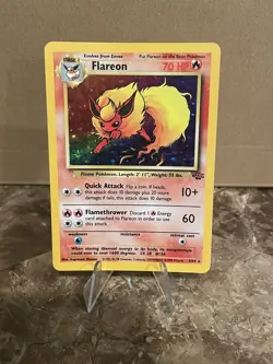 Pokemon Flareon 3/64 Holo Jungle - Image 3