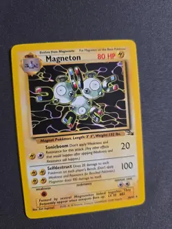 Pokemon TCG – Magneton – Fossil 1999 – Non-Holo Rare - Image 1