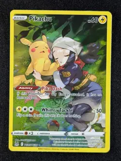 2022 Pokemon PIKACHU #TG05/TG30 Lost Origin Trainer Gallery Ultra Rare ENG (A) - Image 1