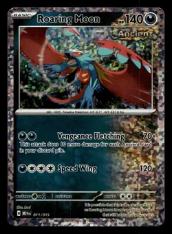Roaring Moon 011/015 McDonalds Holo Promo 2024 Pokemon NM - Image 1