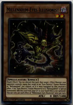 Millennium-Eyes Illusionist (Blue) Ultra Rare Legendary Duelists: Season 1 LDS1- - Image 1