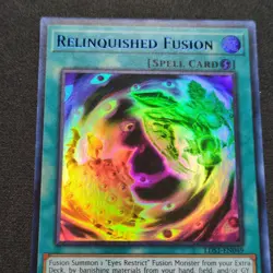 Yu-Gi-Oh! TCG Relinquished Fusion Spell LDS1-EN049 1st Edition Holo - Image 2