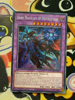 MZMU-EN011 Dark Magician of Destruction Secret Rare Yugioh 1st - Image 1