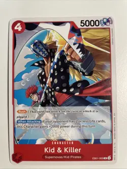 Kid & Killer EB01-003 (R) Extra Booster: Memorial Regular - One Piece TCG CCG NM - Image 1