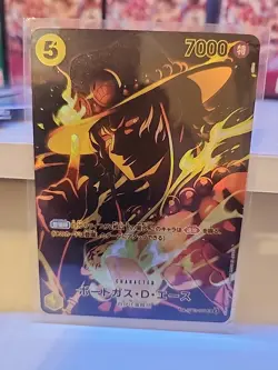 One Piece CCG Portgas.D.Ace ST13-011 Legacy of the Master Special SR Japanese - Image 1