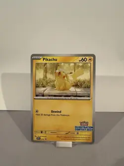 Pikachu - 214 (Illustration Contest 2024) 214 Sv: Scarlet & Violet Promo Cards - Image 1