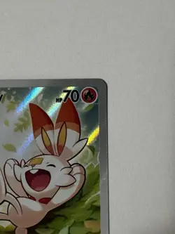 Pokemon Scorbunny Holo Rare 225/217 ASC Basic Fire Card Nintendo 2026 - Image 3