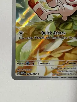 Pokemon Scorbunny Holo Rare 225/217 ASC Basic Fire Card Nintendo 2026 - Image 4