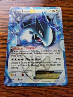 PL Pokemon Card: Lugia EX HOLO 102/113 B&W Legendary Treasures Set Ultra Rare - Image 1