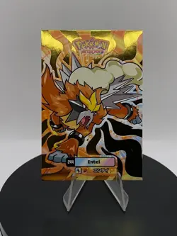 Pokemon Entei 2025 Card Database Attacks 2 Gold Star Holo Peru - Image 1