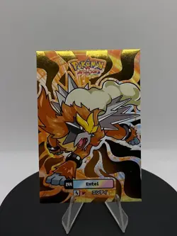 Pokemon Entei 2025 Card Database Attacks 2 Gold Star Holo Peru - Image 3