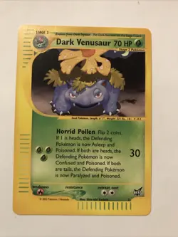 Dark Venusaur Best Promo 7 - Near Mint - Pokemon Trading Card Game - Image 1