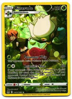 Roserade TG02/TG30 - Lost Origin Trainer Gallery Pokemon TCG Holo - LP Card - Image 1
