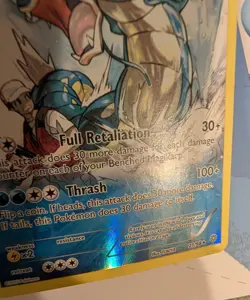 Gyarados 21/98 Holofoil Pokemon Card XY Ancient Origins Full Art Holo 2015 - Image 2