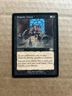 Wizards of the Coast Magic: The Gathering Diabolic Intent Black Sorcery 42/143 - Image 1