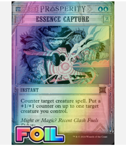 MTG Magic the Gathering Essence Capture (10/87) Breaking News FOIL - Image 1