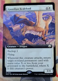 Guardian Scalelord (Extended Art) MTG Commander: March of the Machine (MOC) (NM) - Image 1