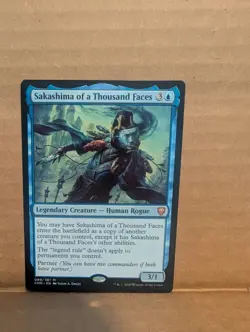 Magic The Gathering Commander Legends- Sakashima of a Thousand Faces -Mythic #89 - Image 1
