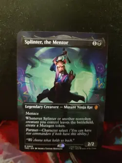 Splinter, the Mentor (0003) (Borderless) Commander: Teenage Mutant Ninja Turtle - Image 1